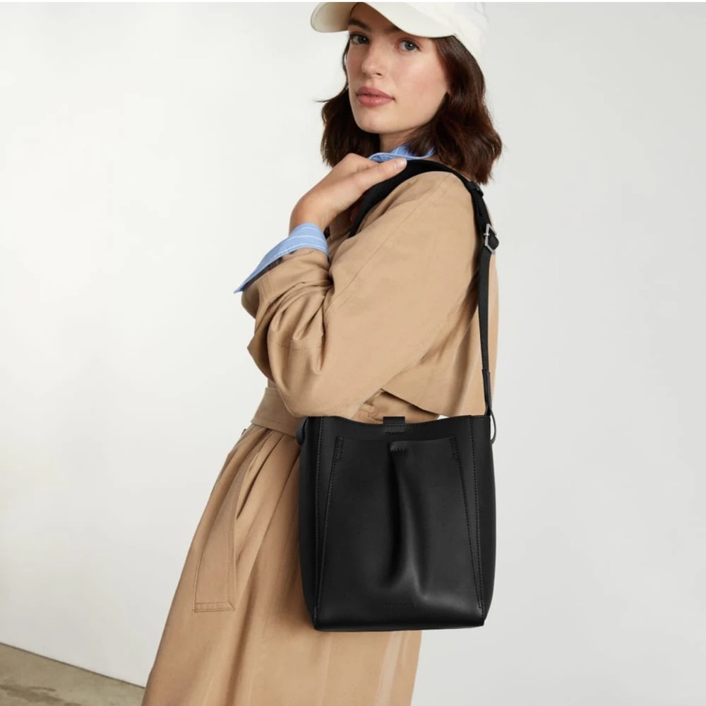 Everlane The Mini Studio Bag Black Leather Crossbody - Picture 8 of 8